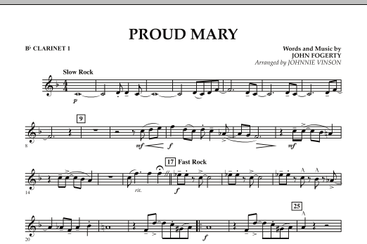Proud Mary - Bb Clarinet 1 Cenově Výhodný