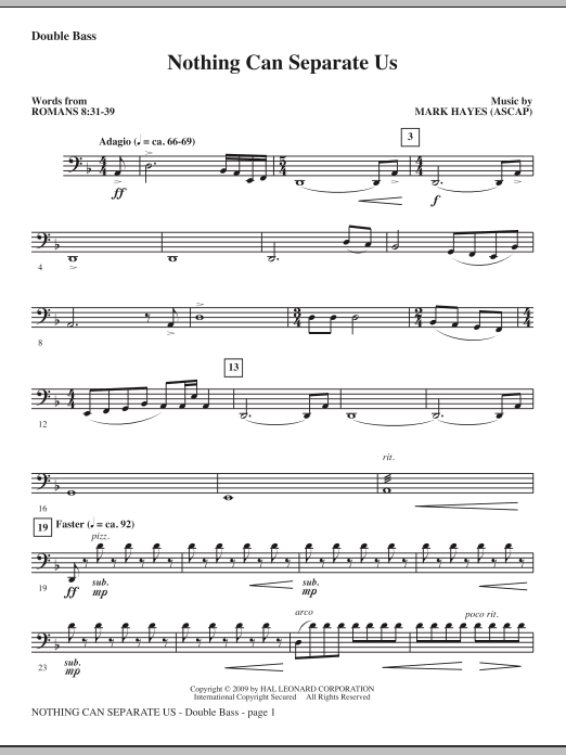 Nothing Can Separate Us - Double Bass Časově Omezené