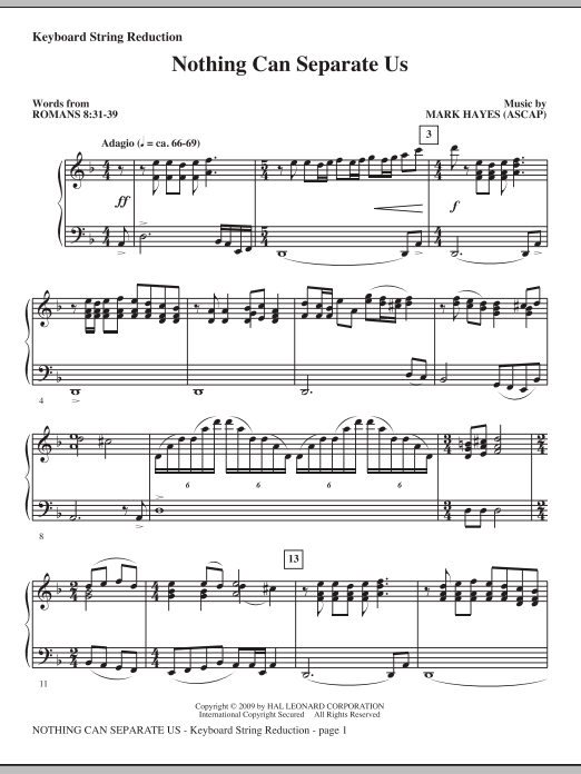 Nothing Can Separate Us - Keyboard String Reduction Nakupujte Hned