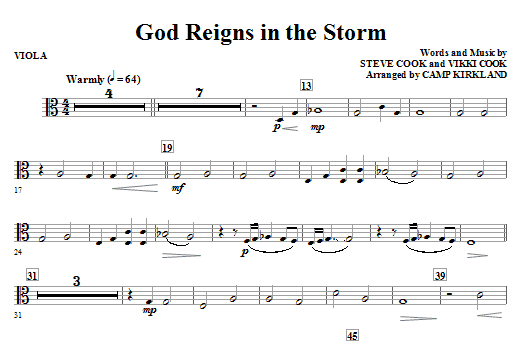 God Reigns In The Storm - Viola Horká Nabídka