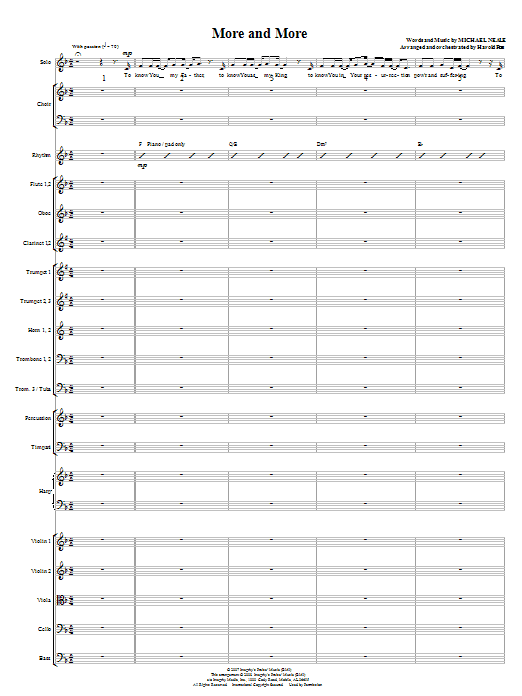 More And More - Full Score Aktuální