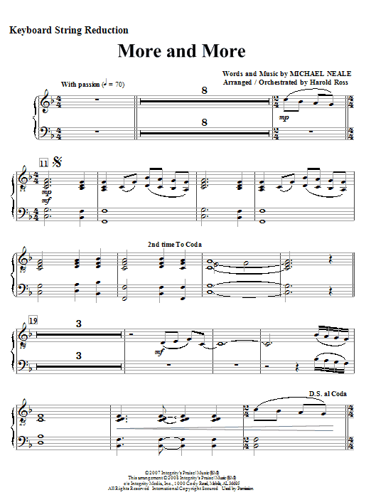 Výhodná Nabídka More And More - Keyboard String Reduction