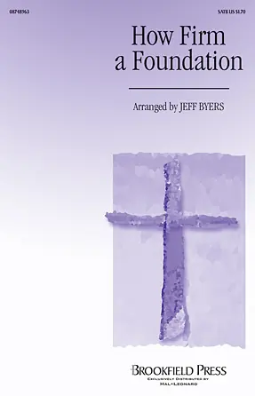 Autentický How Firm A Foundation - Full Score