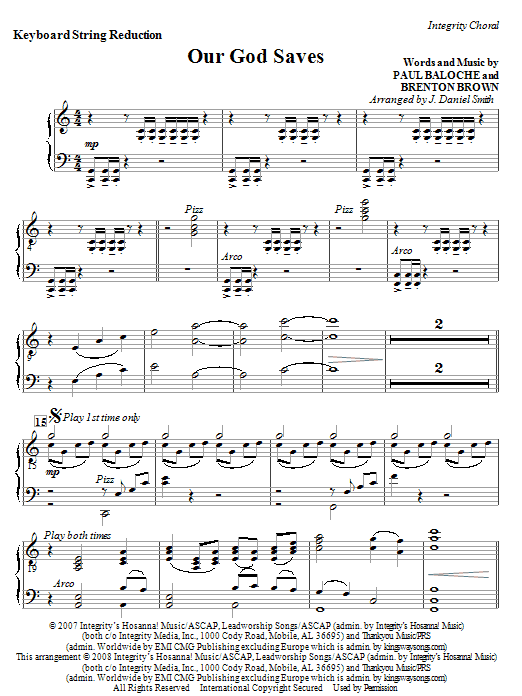 Our God Saves - Keyboard String Reduction Oblíbený