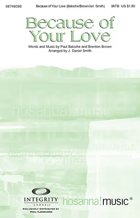 Because Of Your Love - Bass Clarinet Odeslání Ihned