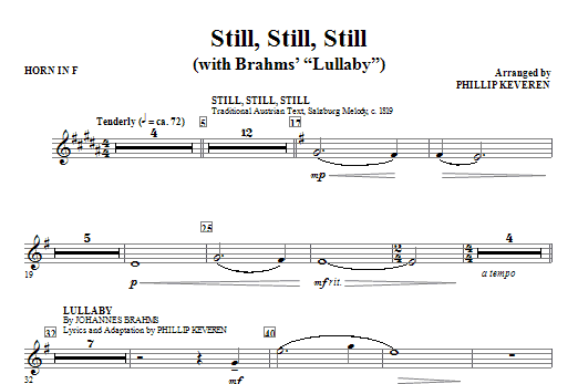 Still, Still, Still (with Brahms‘ Lullaby) - F Horn Kup Teď