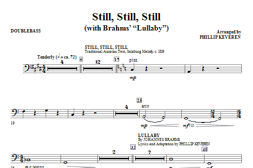 Still, Still, Still (with Brahms‘ Lullaby) - String Bass Autentický