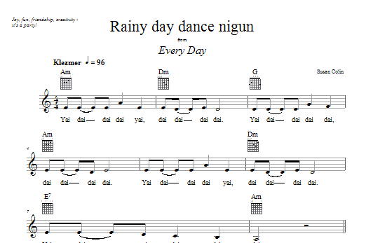 Super Cena Rainy Day Dance Nigun