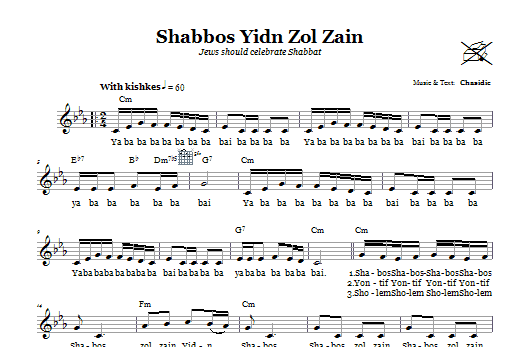 Shabbos Yidn Zol Zain (Jews Should Celebrate Shabbos) Vrácení Zdarma