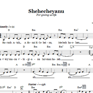 Značkový Shehecheyanu (For Giving Us Life)