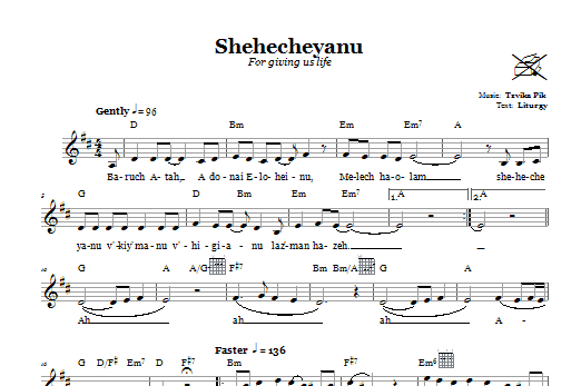 Značkový Shehecheyanu (For Giving Us Life)