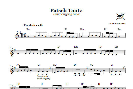 Patsch Tantz (Hand-Clapping Dance) Novinka