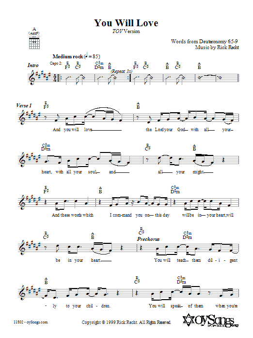Autentický You Will Love (Tov Version)