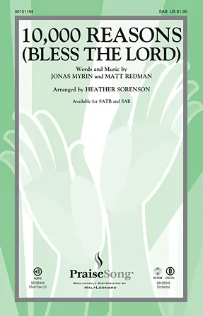 10,000 Reasons (Bless The Lord) (arr. Heather Sorenson) Značkový
