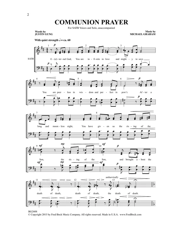 Communion Prayer Poslední Šance