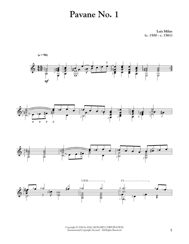 Pavane No. 1 Akce