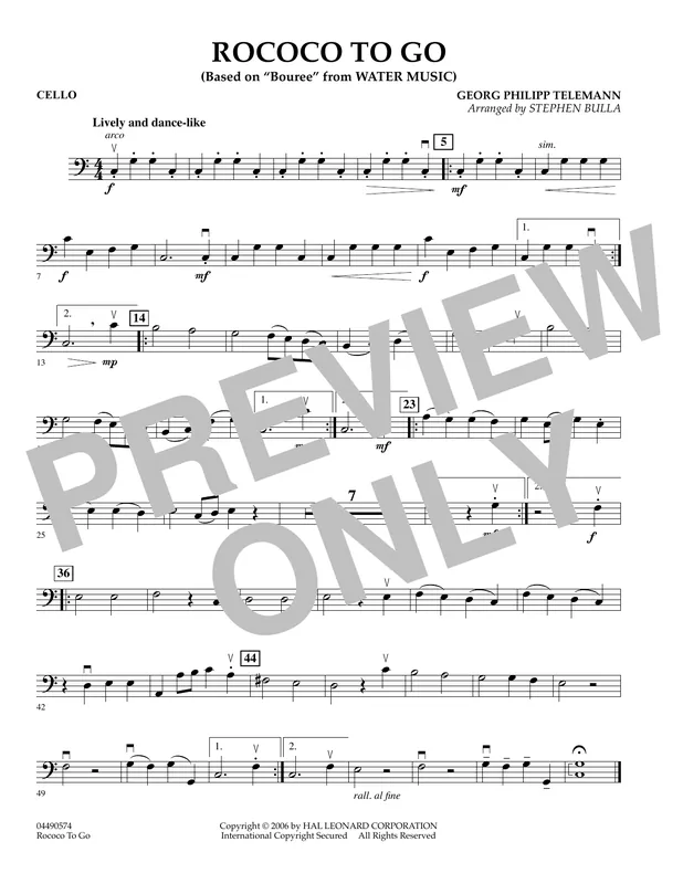 Rococo to Go - Cello Bezpečná Platba