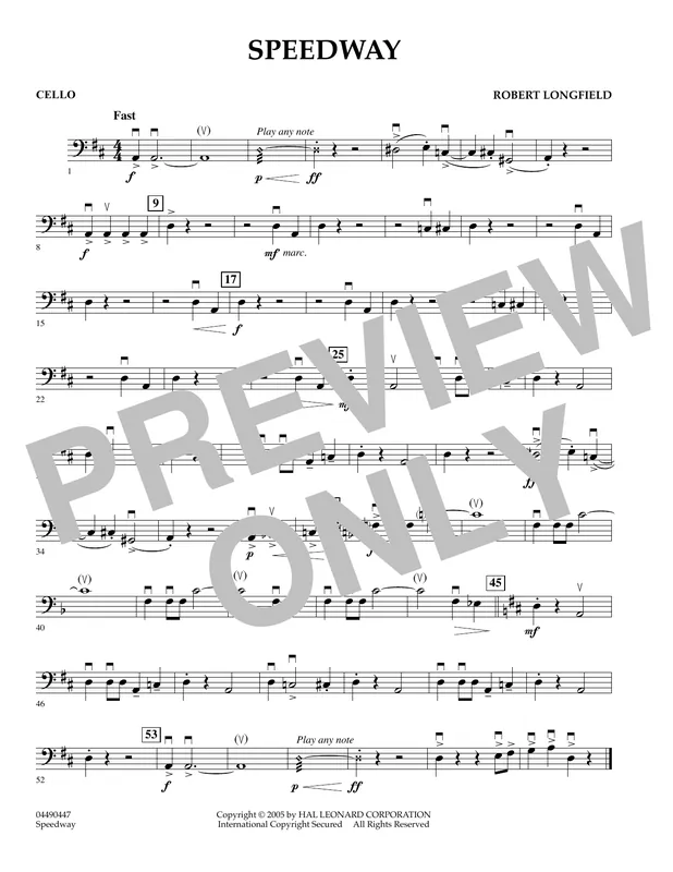 Speedway - Cello Sleva