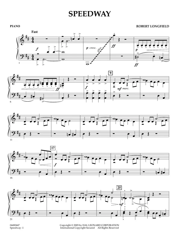 Speedway - Percussion 1 Sleva