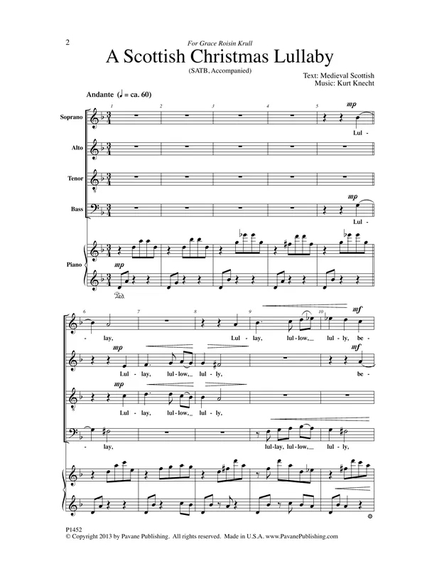 A Scottish Christmas Lullaby Vrácení Zdarma
