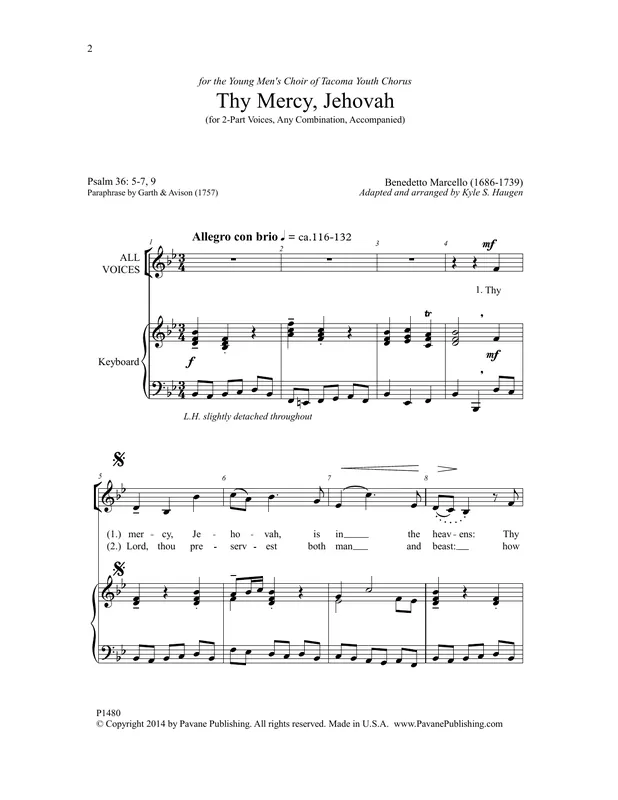 Nízká Cena Thy Mercy, Jehovah