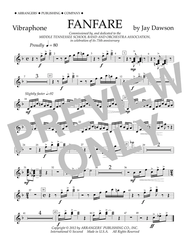 Koupit Online Fanfare - Vibraphone