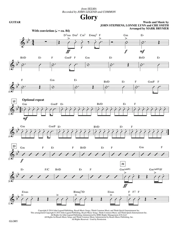 Glory - Guitar Oblíbený