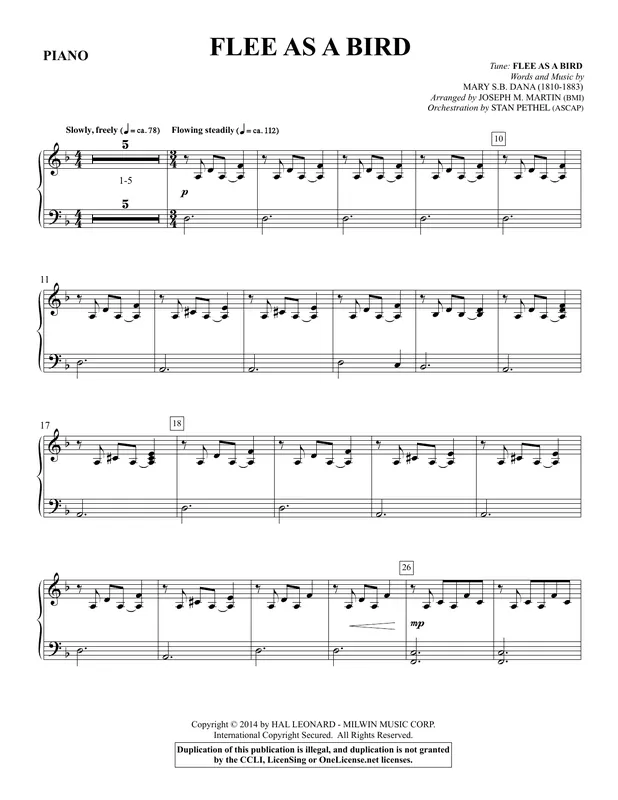 Flee As a Bird - Piano Koupit Online