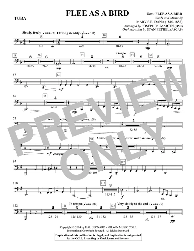 Flee As a Bird - Tuba Pouze Dnes