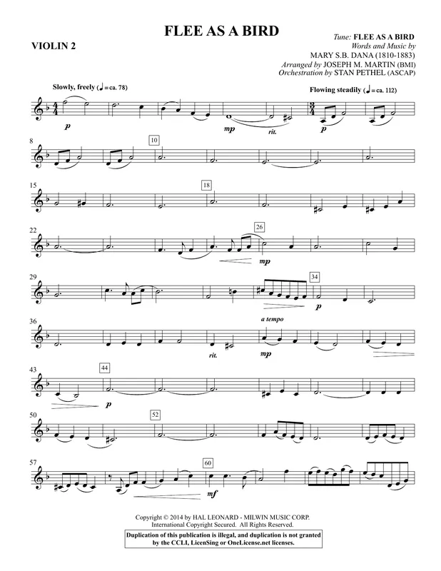 Výhodná Nabídka Flee As a Bird - Violin 2