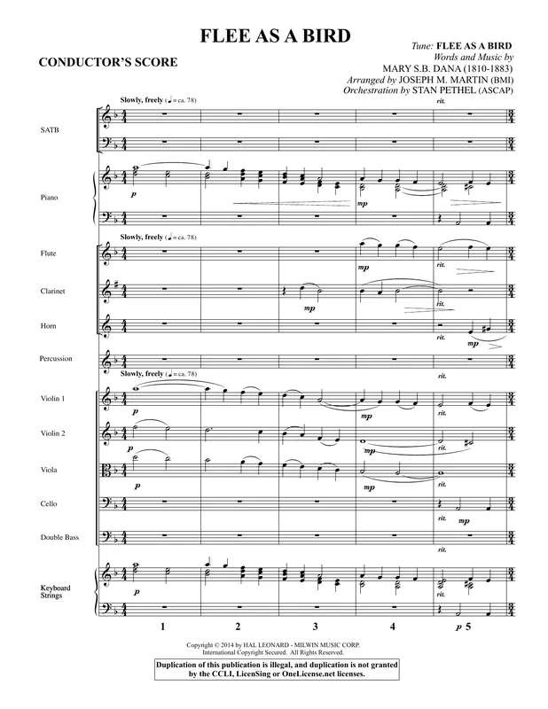 Flee As a Bird - Score Sezónní Sleva