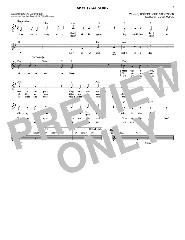 Hit Sezóny Skye Boat Song