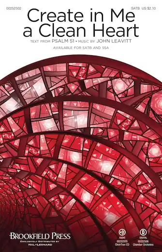 Cenový Hit Create in Me a Clean Heart - Full Score