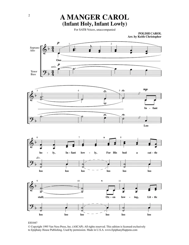 A Manger Carol (Infant Holy, Infant Lowly) Must-Have