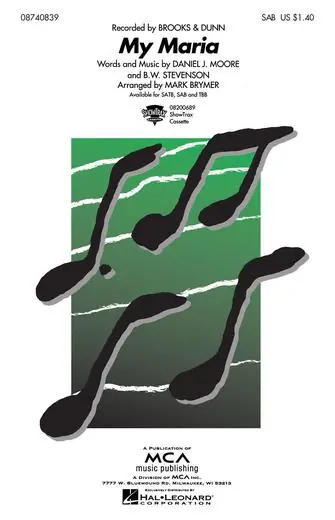 Super Cena My Maria (arr. Mark Brymer)