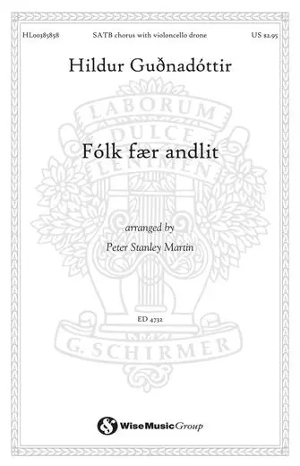 Folk faer andlit (arr. Peter Stanley Martin) Rychlé Dodání