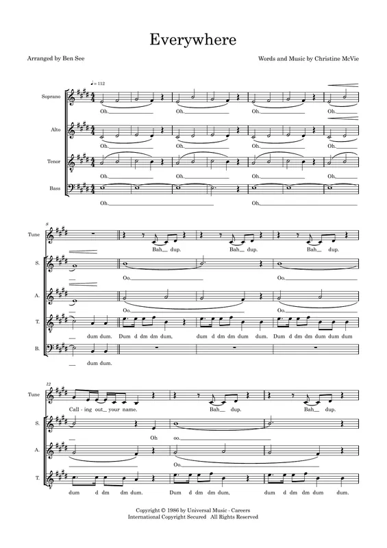 Sezónní Sleva Everywhere (arr. Ben See)
