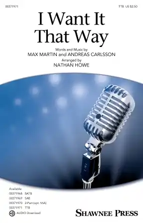 Ověřený I Want It That Way (arr. Nathan Howe)
