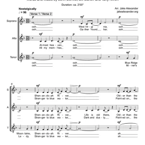 Značkový Take Me Home, Country Roads (arr. Jake Alexander)