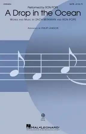 A Drop In The Ocean (arr. Phillip Lawson) Vysoce Kvalitní