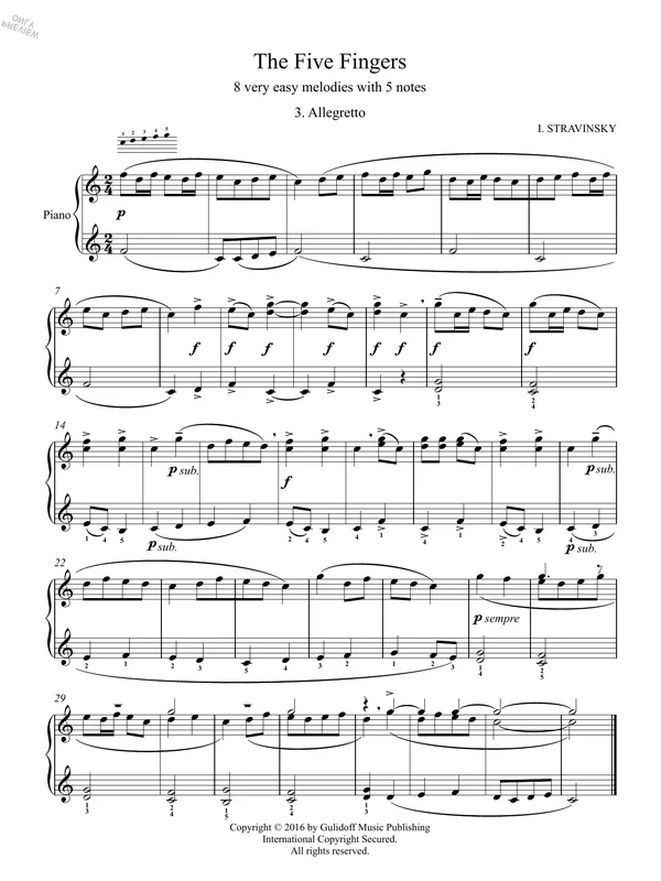 Five Fingers 3. Allegretto Poslední Šance