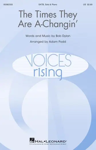 The Times They Are A-Changin‘ (arr. Adam Podd) Jen Po Omezenou Doba